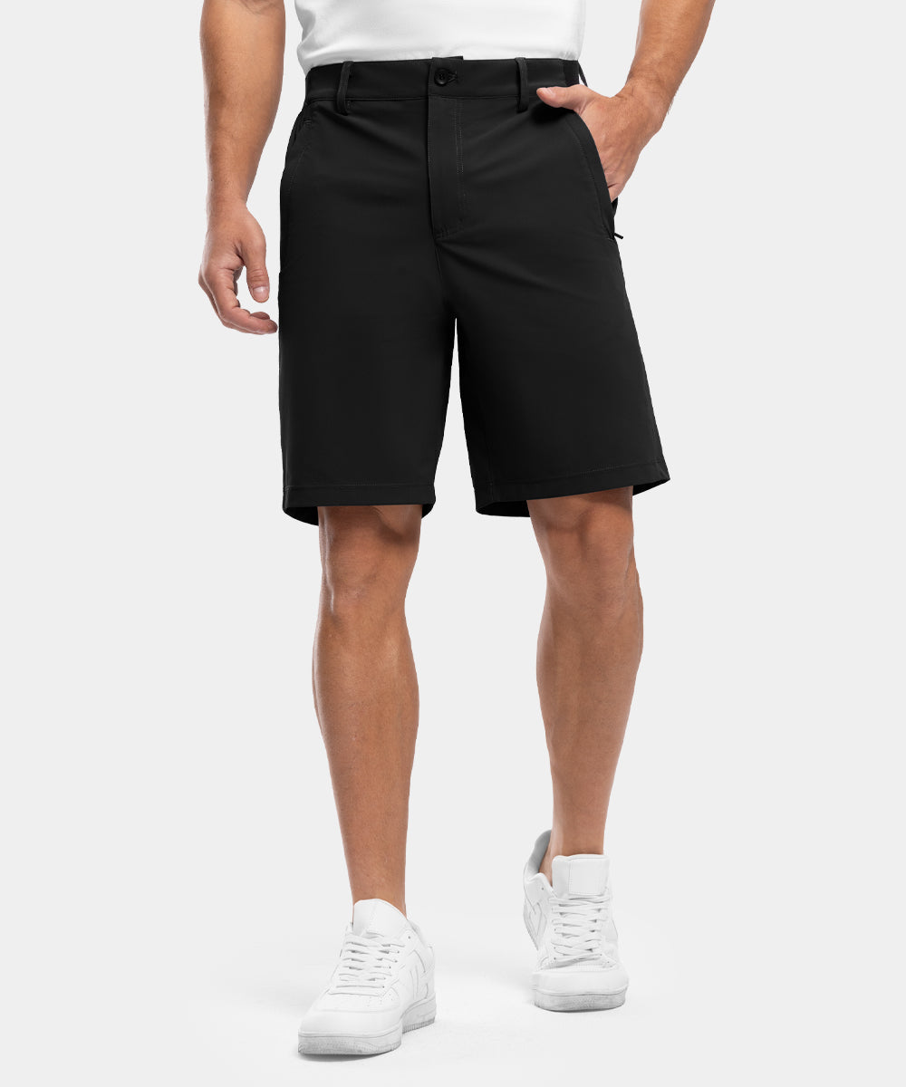 🎉 Reducere de 50% ✨ Pantaloni scurți de golf casual pentru bărbați, elastici, cu uscare rapidă-18
