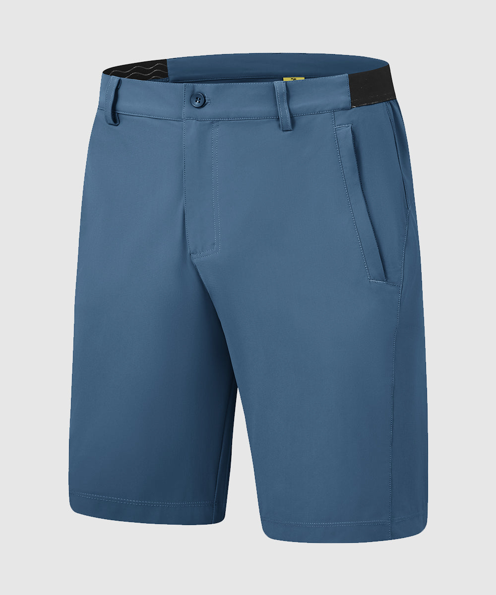 🎉 Reducere de 50% ✨ Pantaloni scurți de golf casual pentru bărbați, elastici, cu uscare rapidă-30