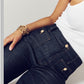 🔥50% REDUCERE⏰👖Pantaloni largi în stil marinar, cu efect de modelare a taliei-8