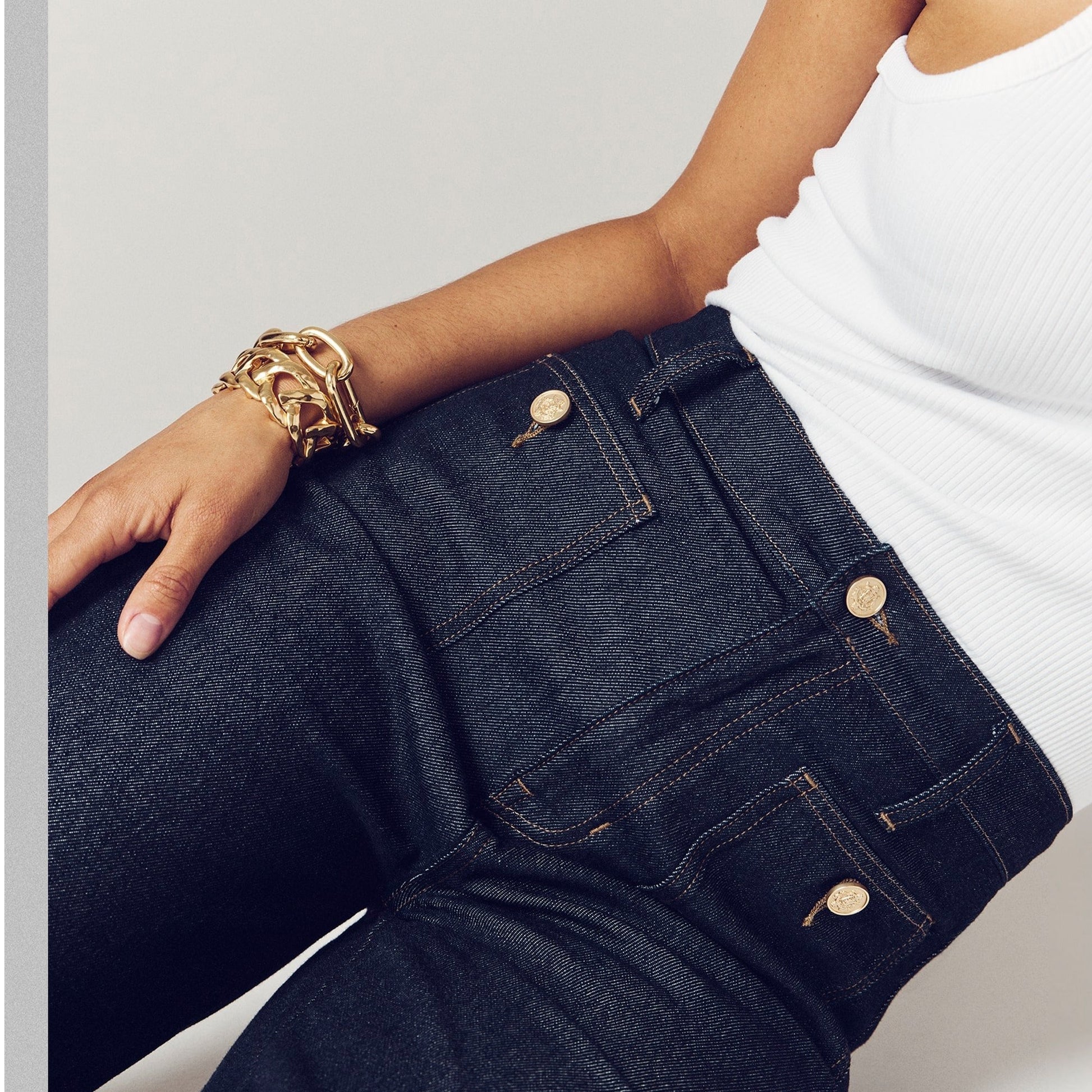 🔥50% REDUCERE⏰👖Pantaloni largi în stil marinar, cu efect de modelare a taliei-8