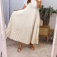 ✨💕【M-3XL】Rochie plisată pentru femei în culoare solidă👗-10