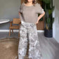 Set casual din două piese pentru femei, cu imprimeu floral