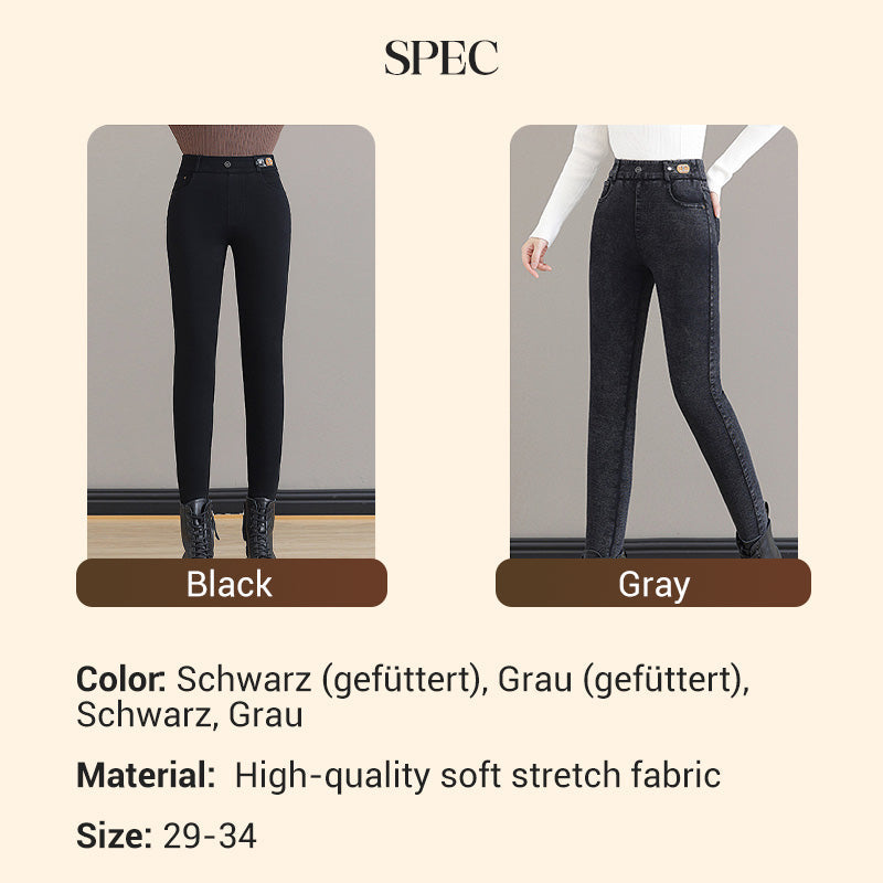 💕Blugi skinny elastici, cu talie înaltă, pentru femei-8