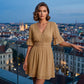 👗Rochie Chic cu Decolteu în V și Detalii cu Dantelă Decupată