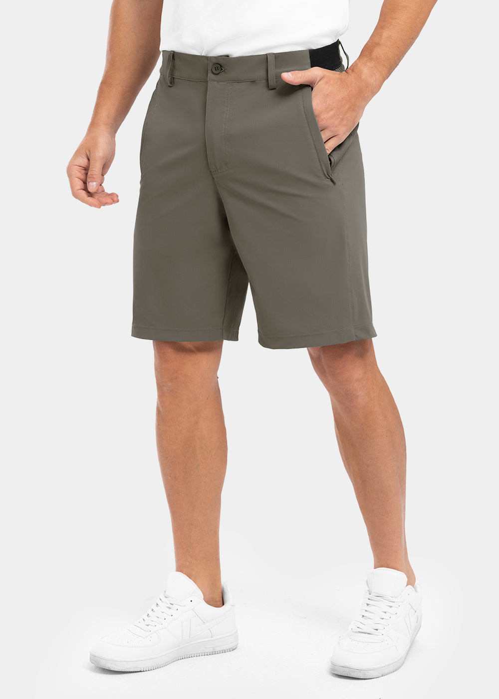 🎉 Reducere de 50% ✨ Pantaloni scurți de golf casual pentru bărbați, elastici, cu uscare rapidă