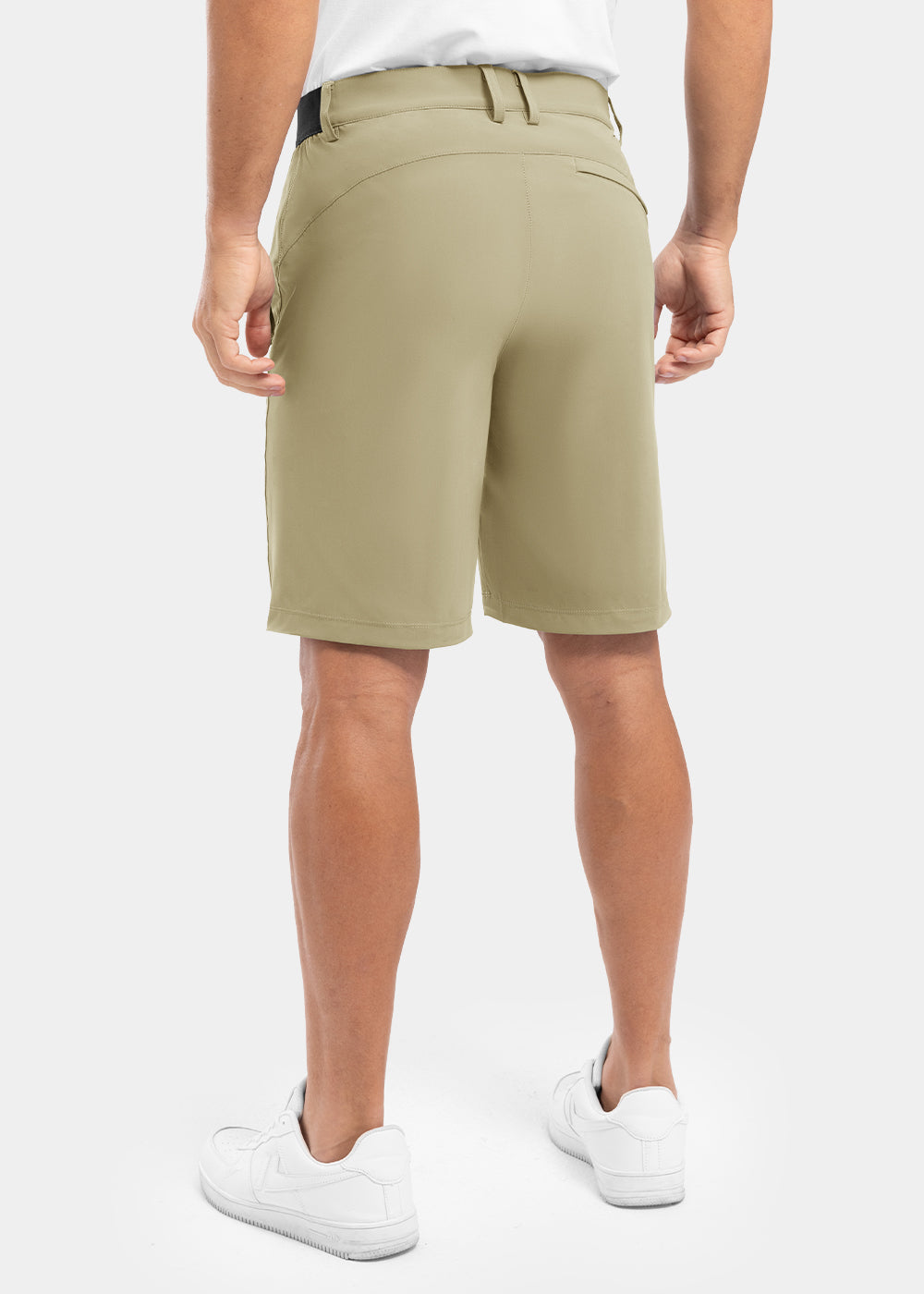 🎉 Reducere de 50% ✨ Pantaloni scurți de golf casual pentru bărbați, elastici, cu uscare rapidă-14