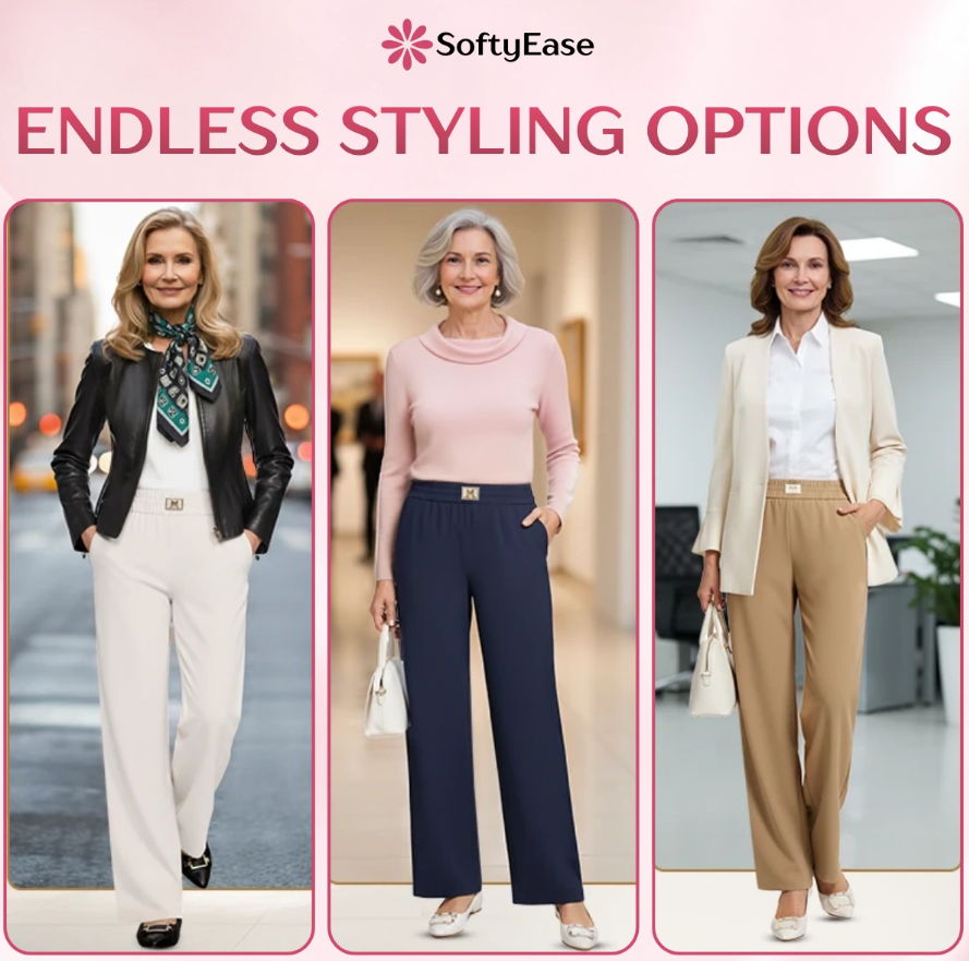 🏆ULTIMA ZI DE REDUCERI 60% REDUCERE!!💝Pantaloni elastici cu talie înaltă și croială perfectă👖-12