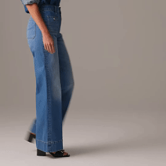 🔥50% REDUCERE⏰👖Pantaloni largi în stil marinar, cu efect de modelare a taliei-2