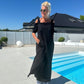 🌈 Rochie maxi pentru femei, cu umerii descoperiți