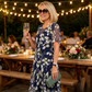 Rochie de seară pentru femei, cu croială în formă de A și imprimeu floral👗