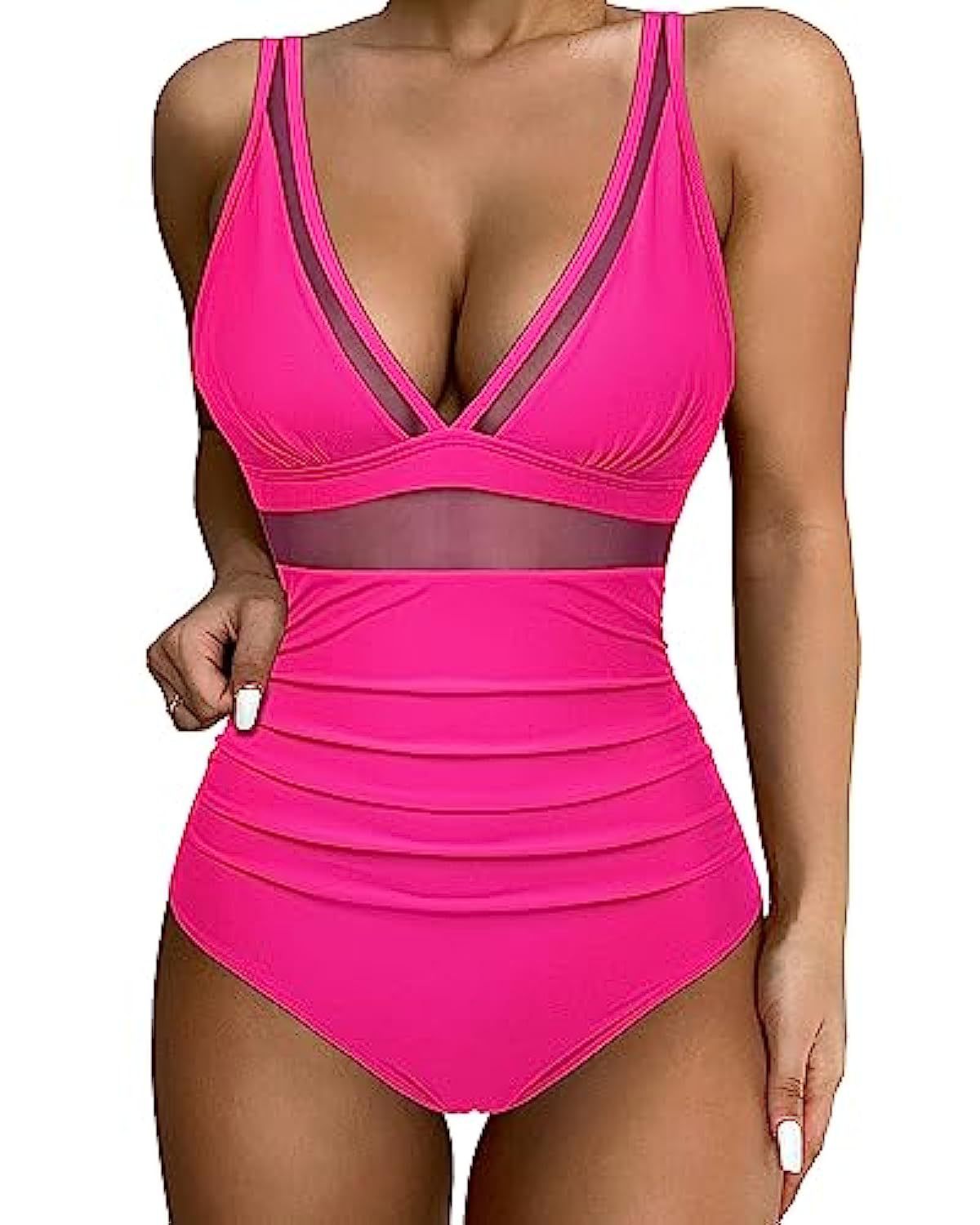 🌷 Întâlnește vara - 50% reducere🏝️👙Costum de baie din plasă cu efect de modelare a abdomenului-14