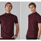 👕 🔝 Tricou slim cu guler ridicat pentru bărbați – Stil mulat, confortabil și modern 🎁-17
