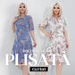 🌸 Rochie elegantă plisată cu mânecă scurtă și lungă👗