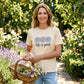 👕 Tricou „Life is Good” — cu imprimeu de margarete, din bumbac 100%, croială lejeră, care transmite un mesaj pozitiv 🌼