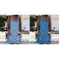 Oferte noi – Rochie lejeră cu bretele din denim pentru femei