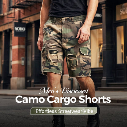 ⚡Pantaloni scurți cargo camuflați cu ținte pentru bărbați  🛹