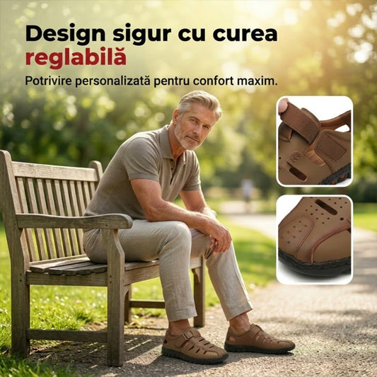 👞 Sandale din piele de calitate superioară: confort și stil, mărimi EU 38-44 🌬️  | În stoc 🚚📦