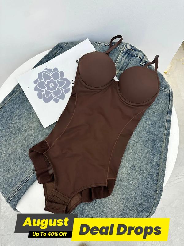 🔥Body modelator cu sutien | Talie ajustabilă, cu drapaj, pentru efect de slăbire✨-16