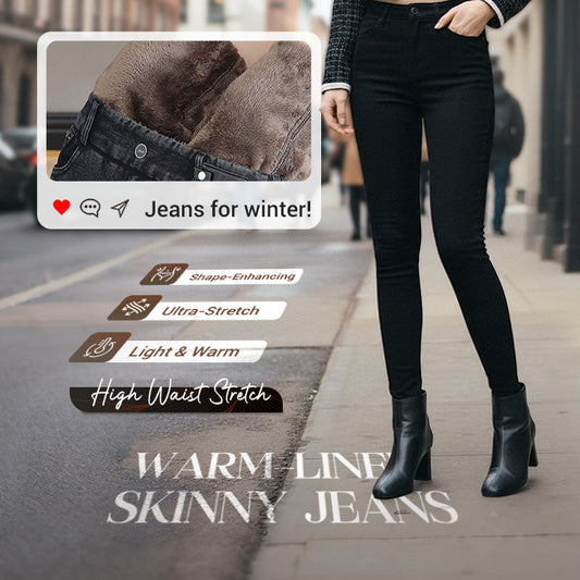 💕Blugi skinny elastici, cu talie înaltă, pentru femei