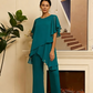 💝Moda de vara Chiffon doamnelor Plus Dimensiune două piese Set-14