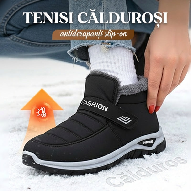 🔥Adidași antiderapanti, calzi, de iarnă, fără șireturi
