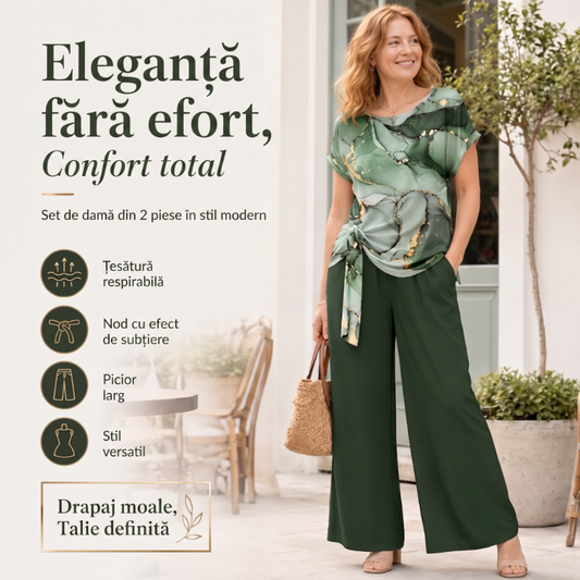 Set de relaxare elegant, cu imprimeu