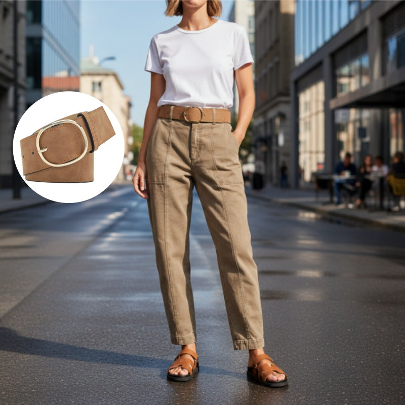 👖 50% REDUCERE ACUM! Pantaloni utilitari pentru femei, cu talie înaltă și croială conică – croială care subțiază silueta, buzunare practice și țesătură rezistentă la șifonare ✨👜-9