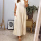 ✨💕【M-3XL】Rochie plisată pentru femei în culoare solidă👗-7