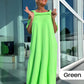 🌈 Rochie maxi pentru femei, cu umerii descoperiți