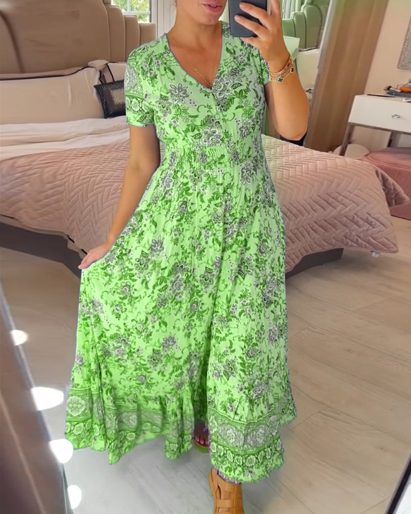 【S-4XL】🌺Rochie florală de vară-15