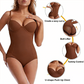 🔥Body modelator cu sutien | Talie ajustabilă, cu drapaj, pentru efect de slăbire✨-1