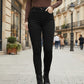 💕Blugi skinny elastici, cu talie înaltă, pentru femei-1