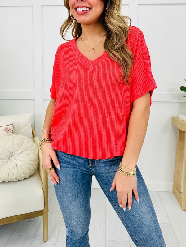 💥 Modele cele mai vândute cu 40% REDUCERE!!👕Tricou de vară cu decolteu în V pentru femei🌟-13