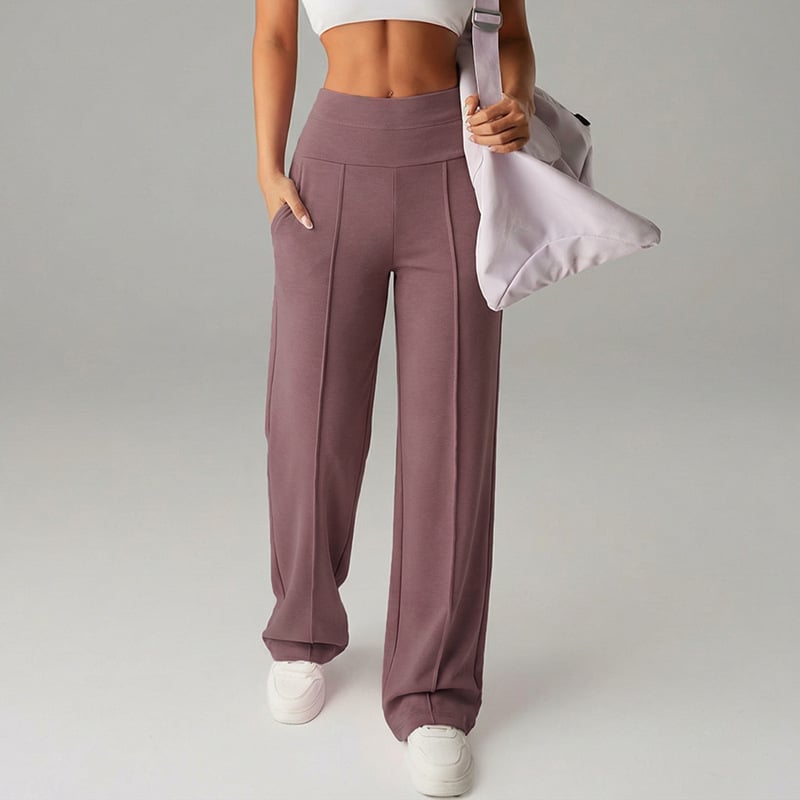 💗ULTIMA ZI DE REDUCERI 50% REDUCERE⚡50.000+ VÂNDUTE💕Pantaloni drepți largi, simpli, pentru femei-26