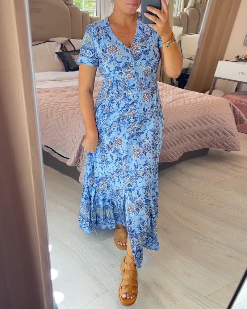 【S-4XL】🌺Rochie florală de vară-18