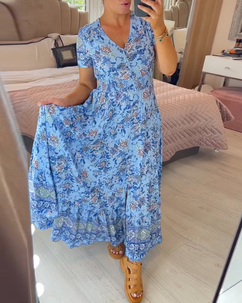 【S-4XL】🌺Rochie florală de vară-8