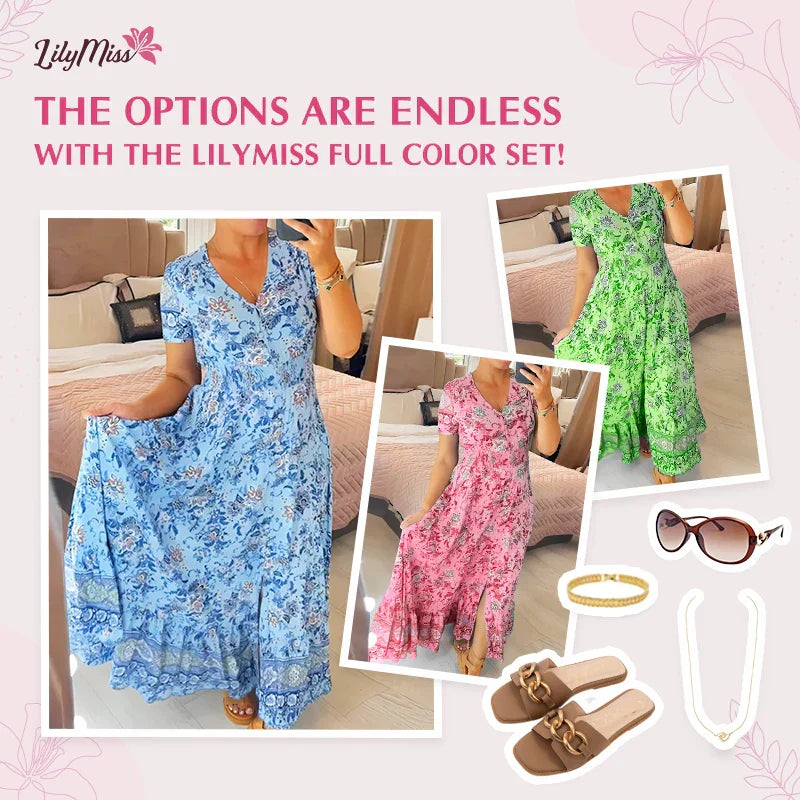 【S-4XL】🌺Rochie florală de vară-2