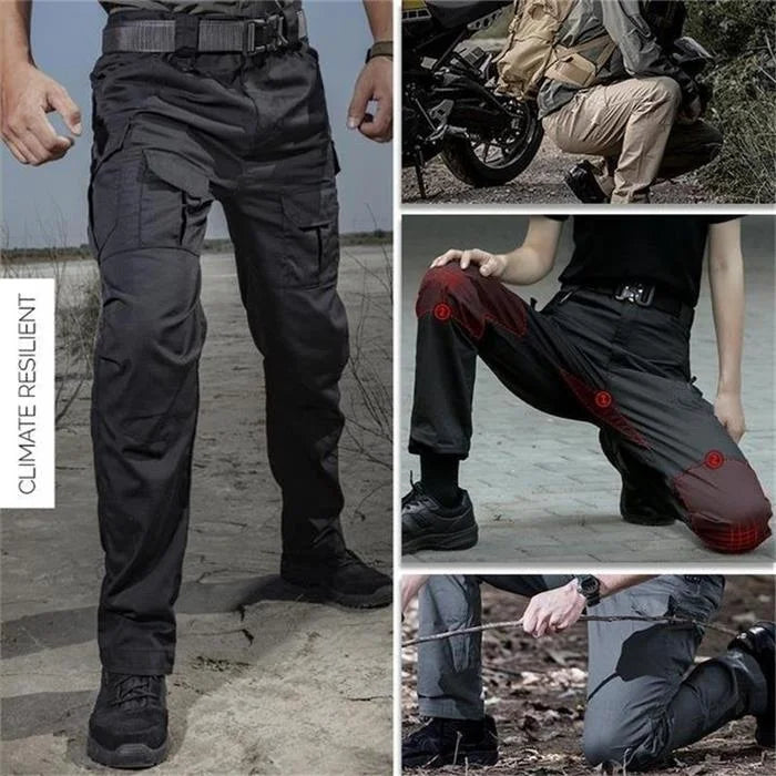 👖⚡ Pantaloni tactici – Țesătură rezistentă, buzunare multiple & genunchi întăriți | Vânătoare, camping, muncă & outdoor 🎒🧗-8