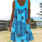 👗 【S-5XL】Femei de vară fără mâneci rochie imprimată de vară-10