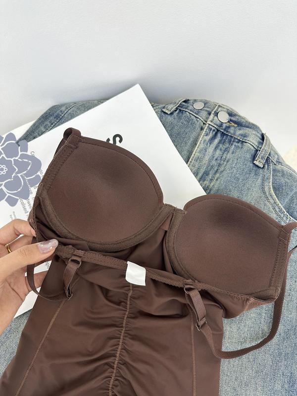 🔥Body modelator cu sutien | Talie ajustabilă, cu drapaj, pentru efect de slăbire✨-18