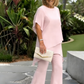 💝Moda de vara Chiffon doamnelor Plus Dimensiune două piese Set-19