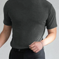 👕 🔝 Tricou slim cu guler ridicat pentru bărbați – Stil mulat, confortabil și modern 🎁-2