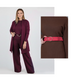 ⏳Ofertă specială limitată⏰Set elegant din 3 piese, incluzând cardigan lung, top și pantaloni💞-19