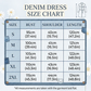 🌬️💝Rochie elegantă și casual din denim pentru femei😍