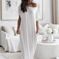 O rochie maxi ușoară, cu mâneci lungi și buzunare – perfectă pentru vară și călătorii 🌿