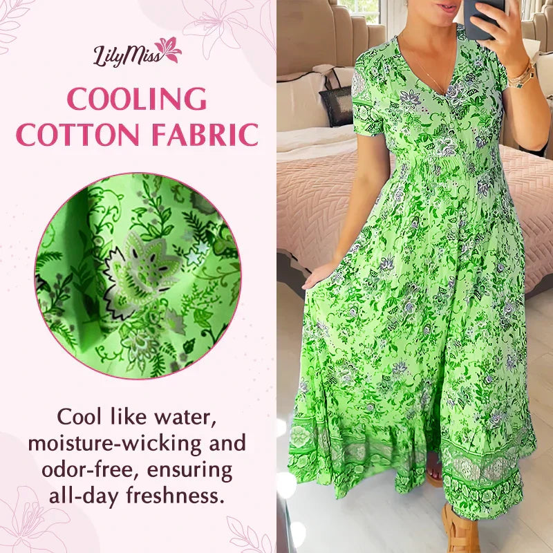 【S-4XL】🌺Rochie florală de vară-6