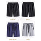 👖Pantaloni scurți elastici din mătase artificială pentru bărbați, mărime mare