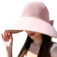 👒 Pălărie cu boruri largi pentru protecție solară + eșarfă – Cumpără una și primești una gratis! 😎