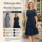 👗 Rochie Midi în Linie A, cu Stratificare din Tul, pentru Femei