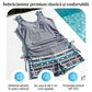 Costum de baie din două piese, tip tankini, pentru femei, cu imprimeu